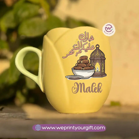 Tulip Flower Mug – 300 ml | Ramadan Design - WE PRINT