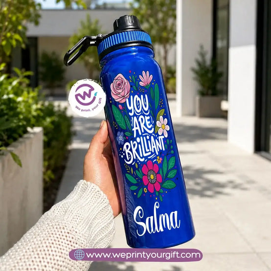 Sports Thermal Bottle with Motivational Designs – 800 ml & 1000 ml