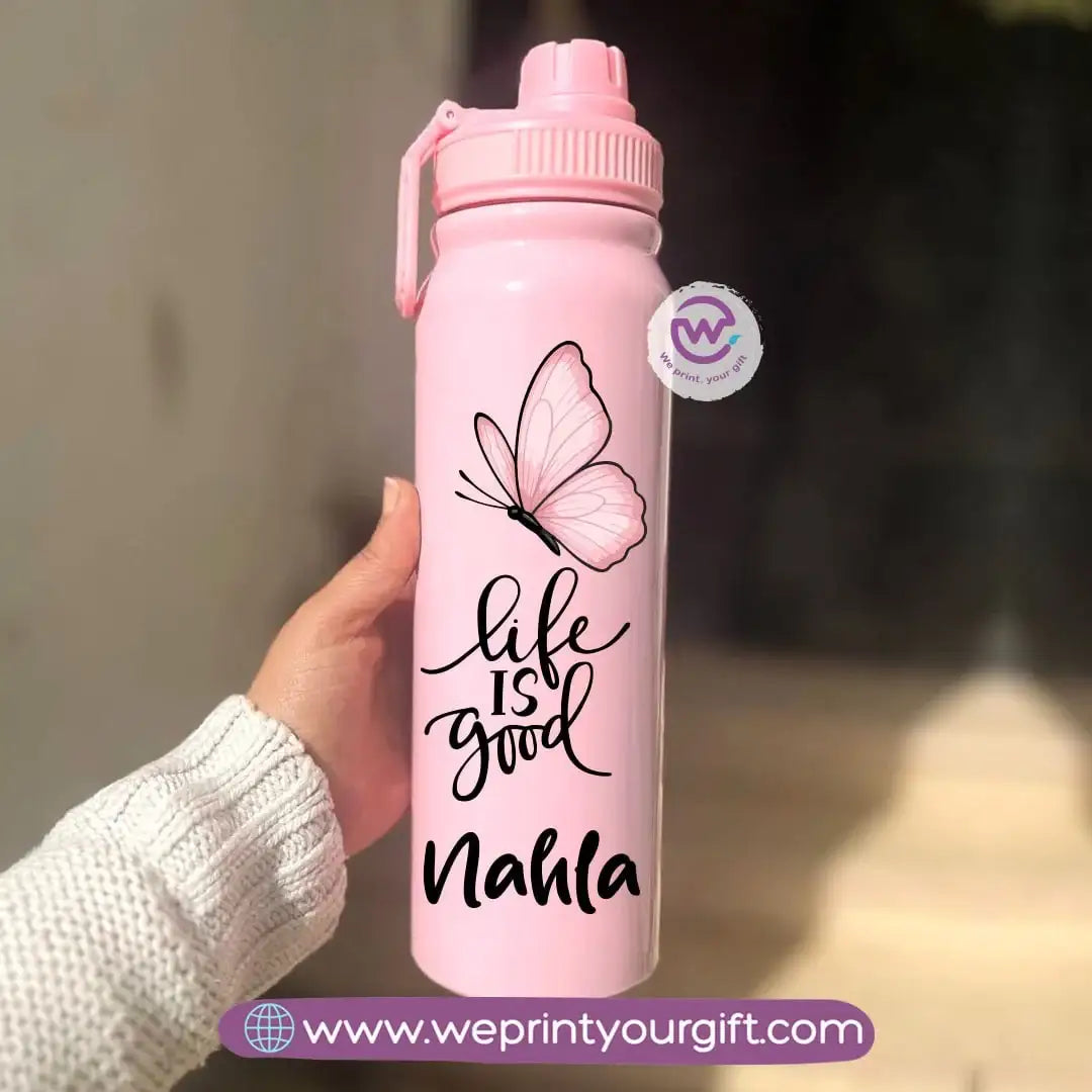Sports Thermal Bottle with Digital Art Designs – 800 ml & 1000 ml