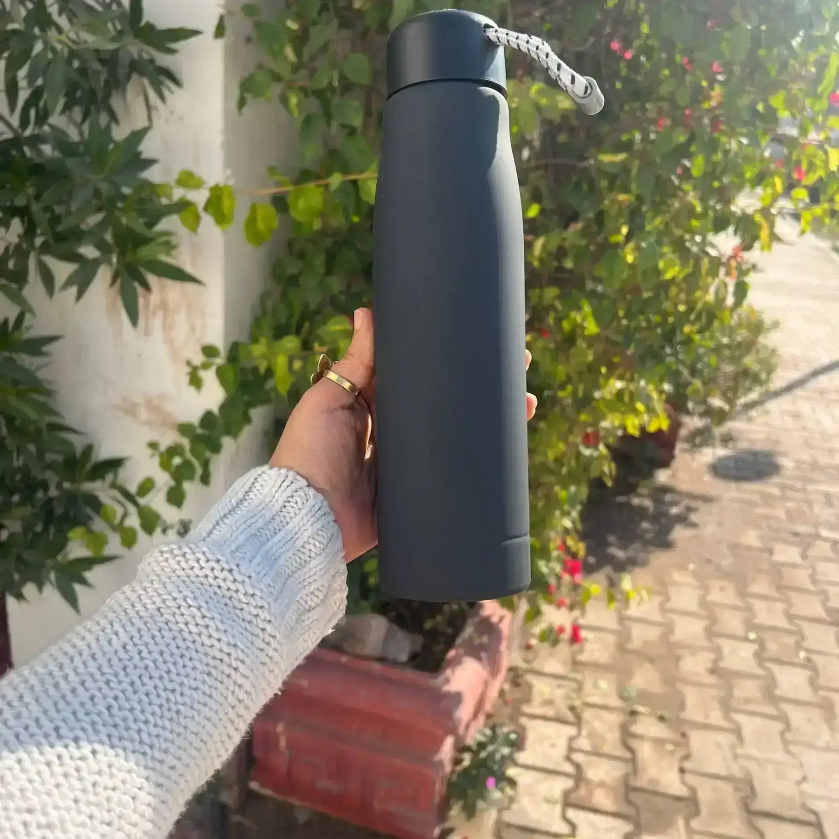 Thermal Stainless Steel Bottle with Strap – Customization options - WE PRINT