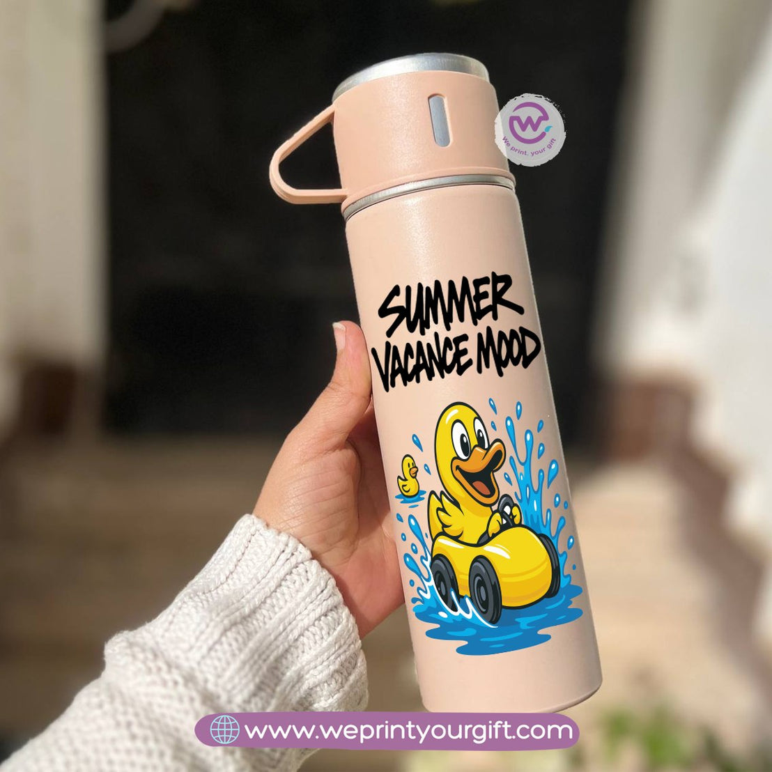 Summer & Beach Thermal Flask Set – 500ml