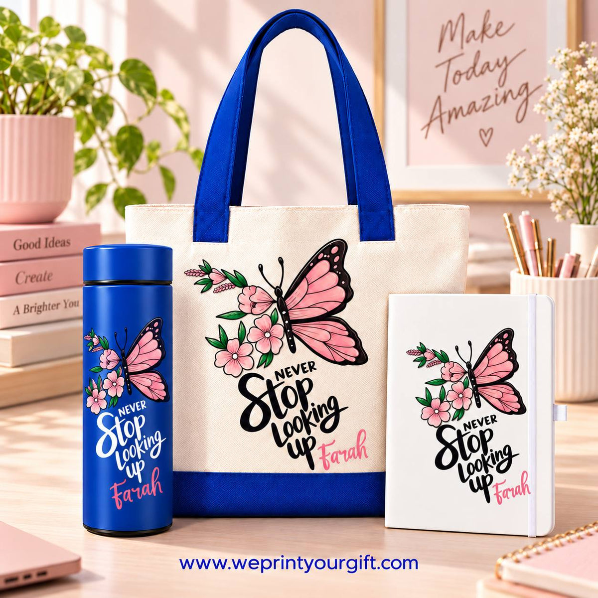 Butterfly Gift Set – Motivational Quotes Designs