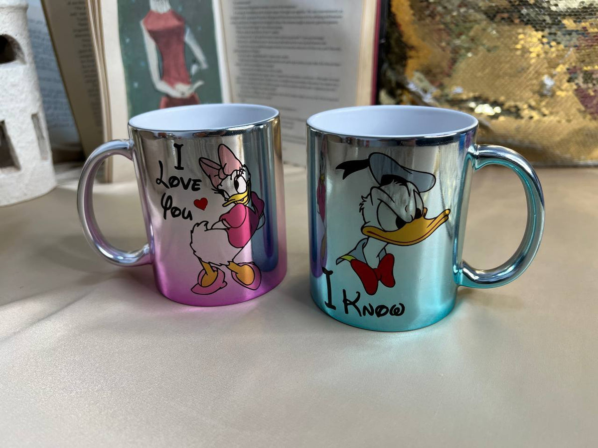 Custom Multi-Color Mirror Mug - Buy 2 Get 1 Free