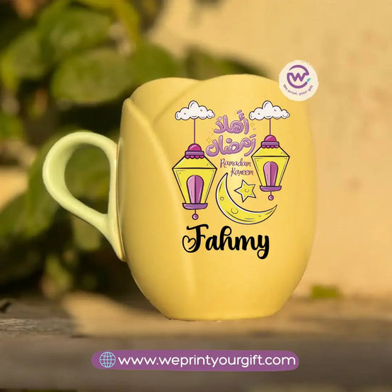 Tulip Flower Mug – 300 ml | Ramadan Design - WE PRINT