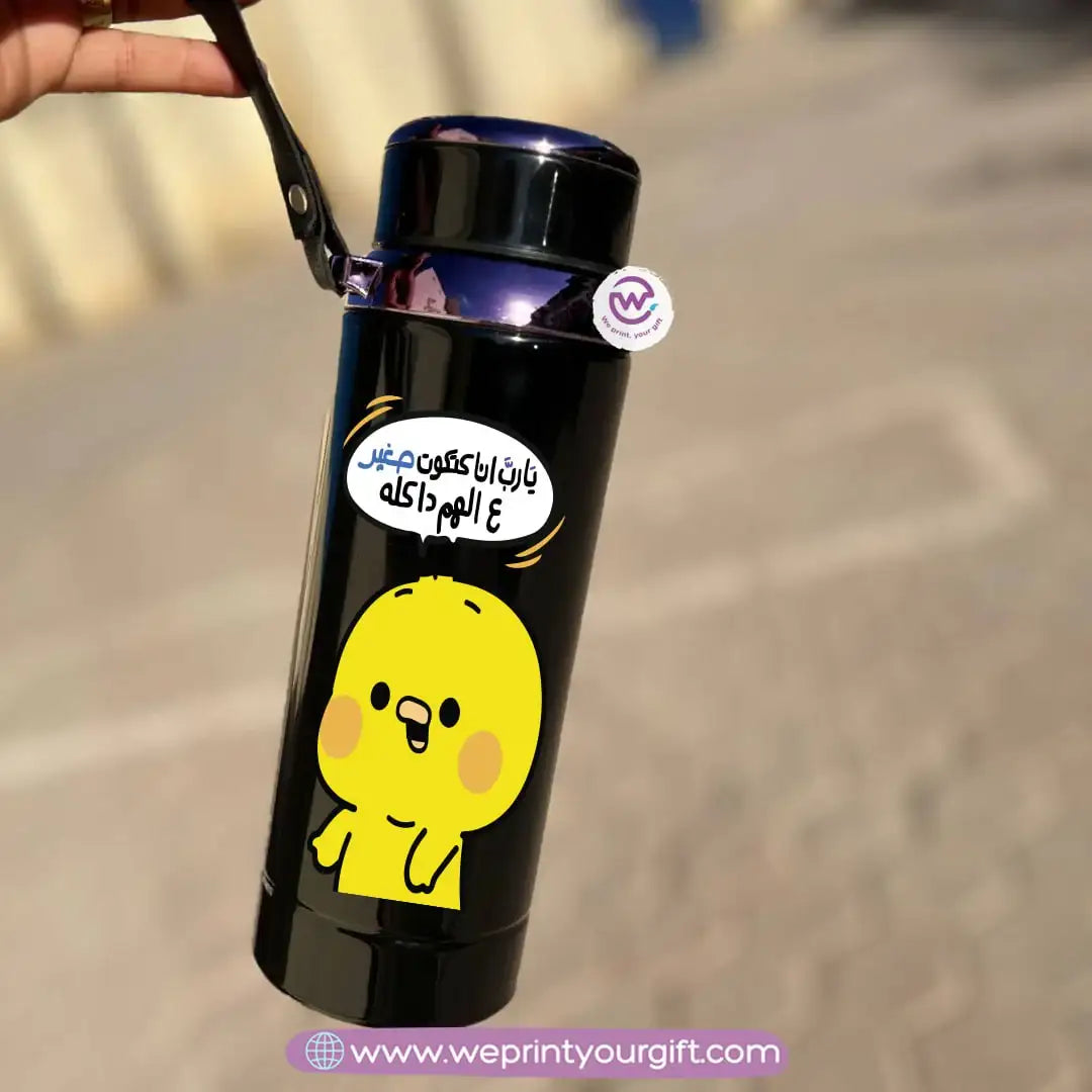 Thermal Bottle Stainless Steel with Infuser – 800ml | Cute Chick Design - WE PRINT