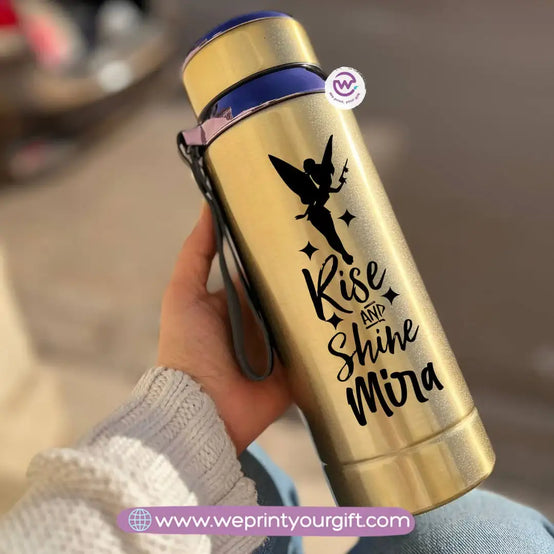Thermal Bottle Stainless Steel with Infuser – 800ml | Motivational One Line Art Design - WE PRINT