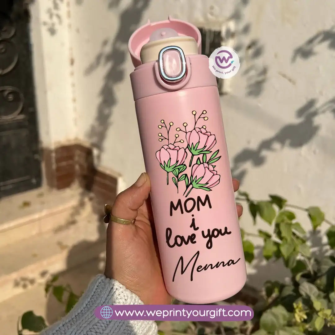 Stainless Steel Thermal Mug with Digital Temperature Display – 420ml Mother’s Day Designs - WE PRINT