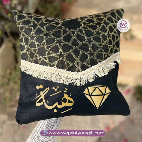 Islamic Pattern Cushion – 40 × 40 cm - Customization Options - WE PRINT