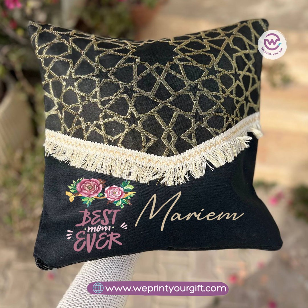 Mother’s Day Islamic Pattern Cushion – 40 × 40 cm