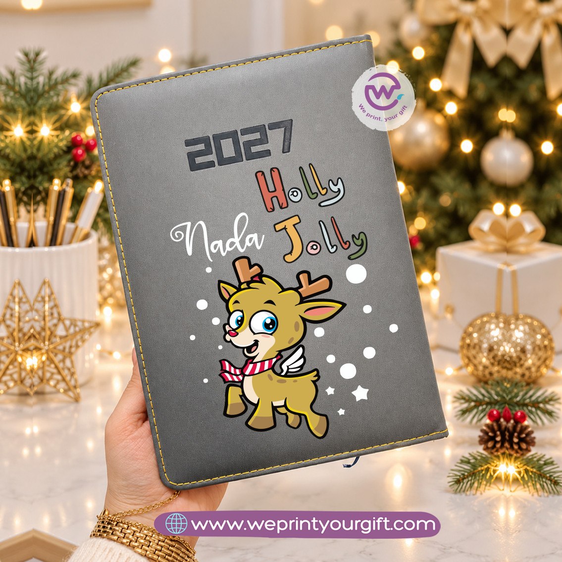 Christmas Magic 2027 Daily Agenda – Personalized Holiday Diary & Yearly Organizer