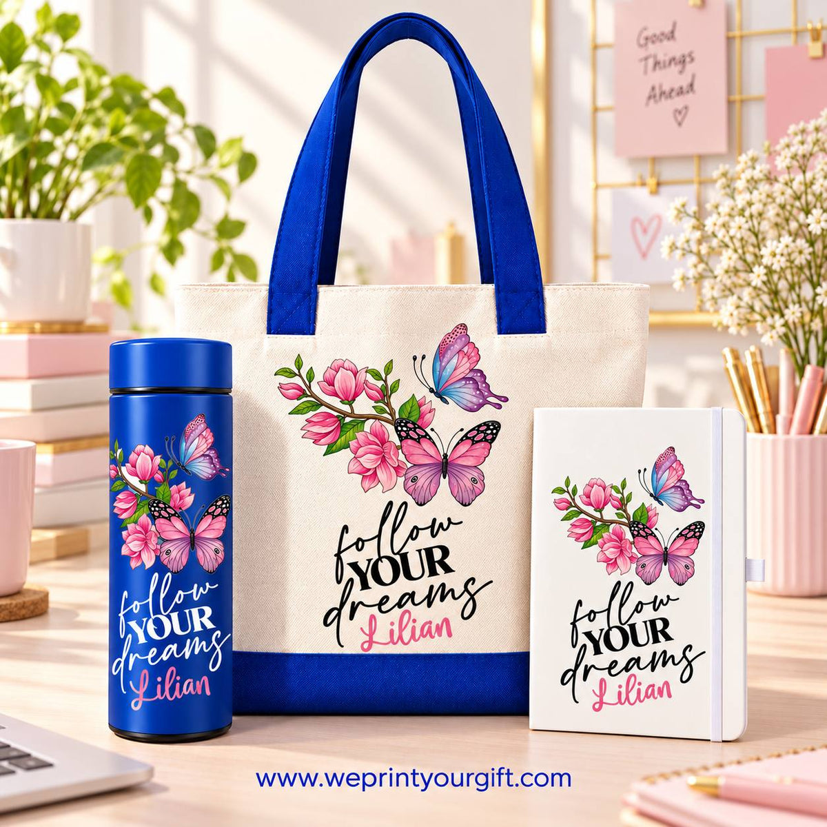 Butterfly Gift Set – Motivational Quotes Designs