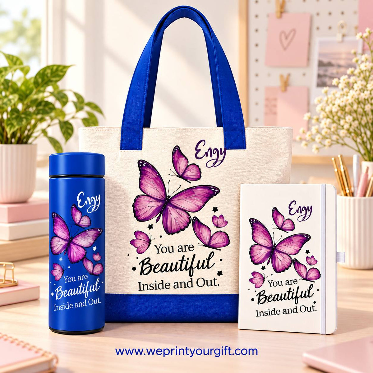 Butterfly Gift Set – Motivational Quotes Designs