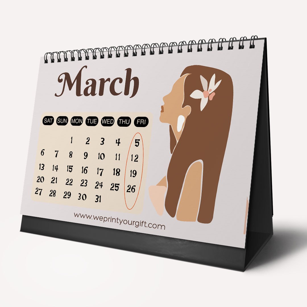 Beautiful as the Moon 2027 Desk Calendar – Celebrate Your Own Beauty