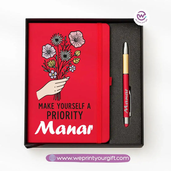 🎨 Digital Art Personalized Gift Box with Notebook & Metal Pen - WE PRINT