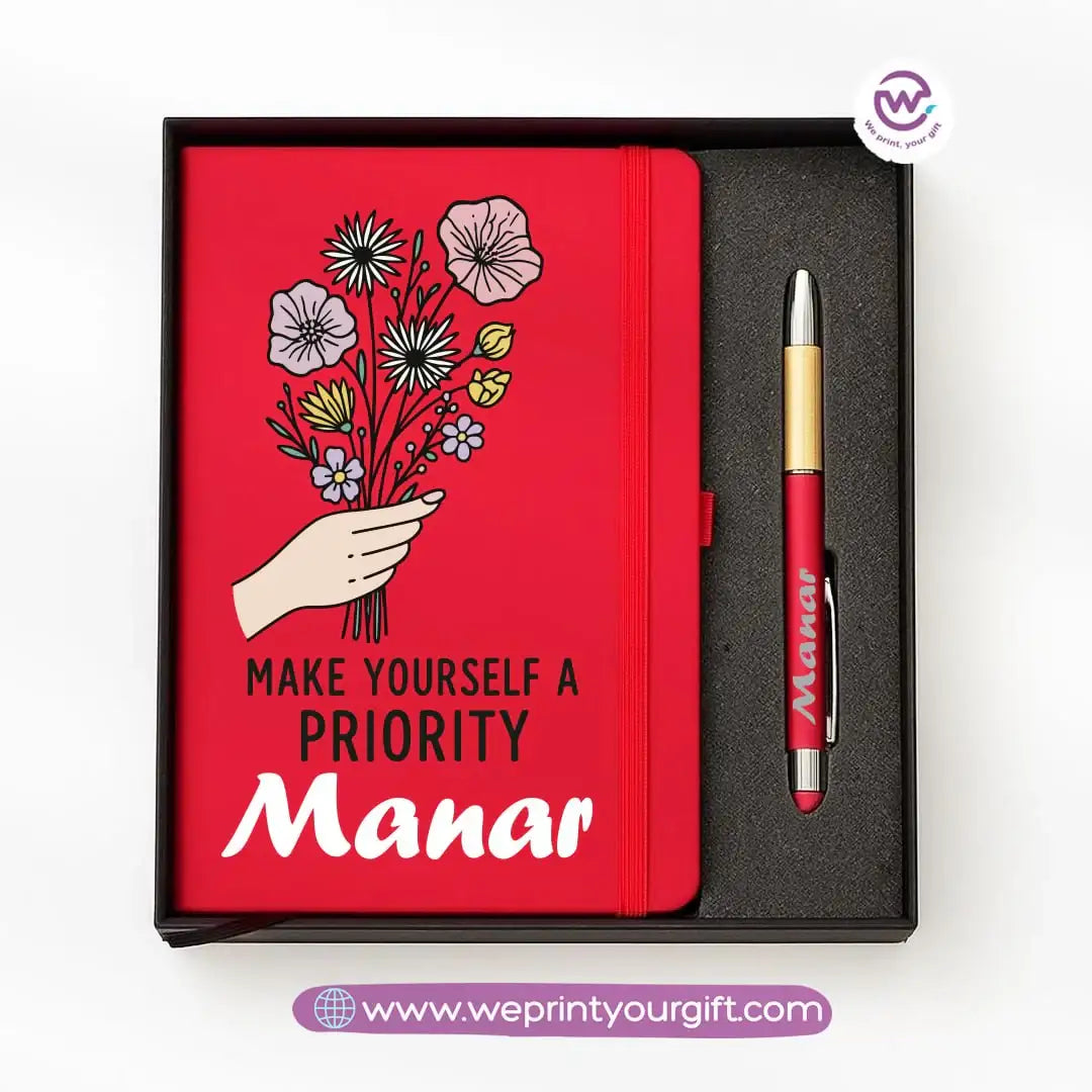 🎨 Digital Art Personalized Gift Box with Notebook & Metal Pen - WE PRINT