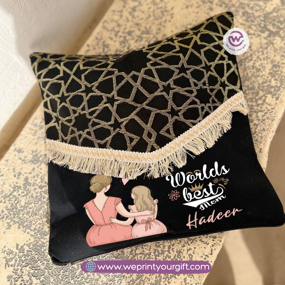 Mother’s Day Islamic Pattern Cushion – 40 × 40 cm