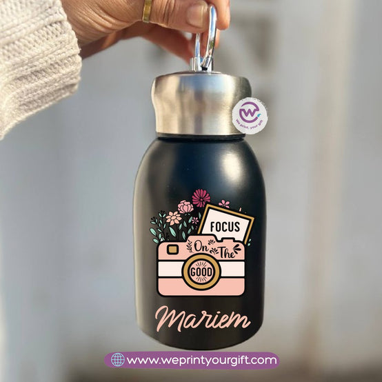 Mini Thermal Coffee Mug – 300ml | 304 Stainless Steel | Retro Motivational Designs