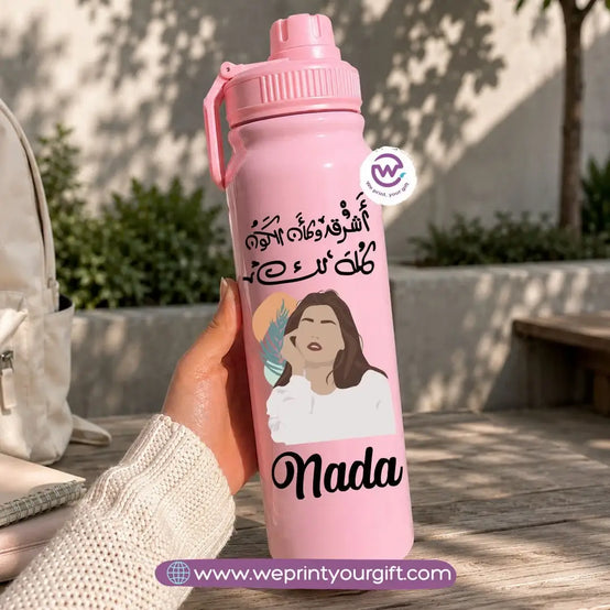 Sports Thermal Bottle with Boho Designs – 800 ml & 1000 ml