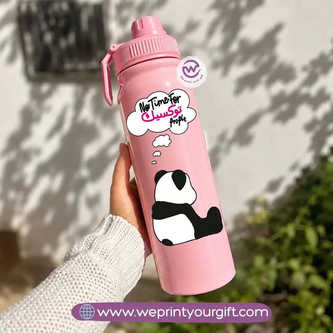 Sports Thermal Bottle with Cute Panda Designs – 800 ml & 1000 ml