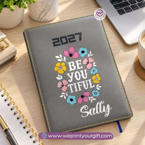 Motivational Quotes 2027 Daily Planner – Personalized Agenda & Diary with Inspirational Designs