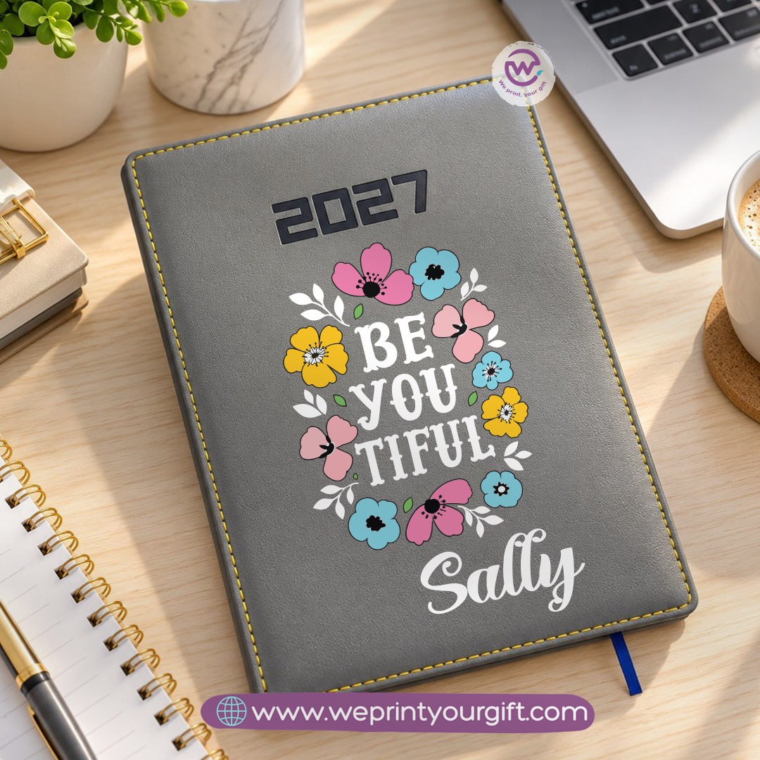 Motivational Quotes 2027 Daily Planner – Personalized Agenda & Diary with Inspirational Designs