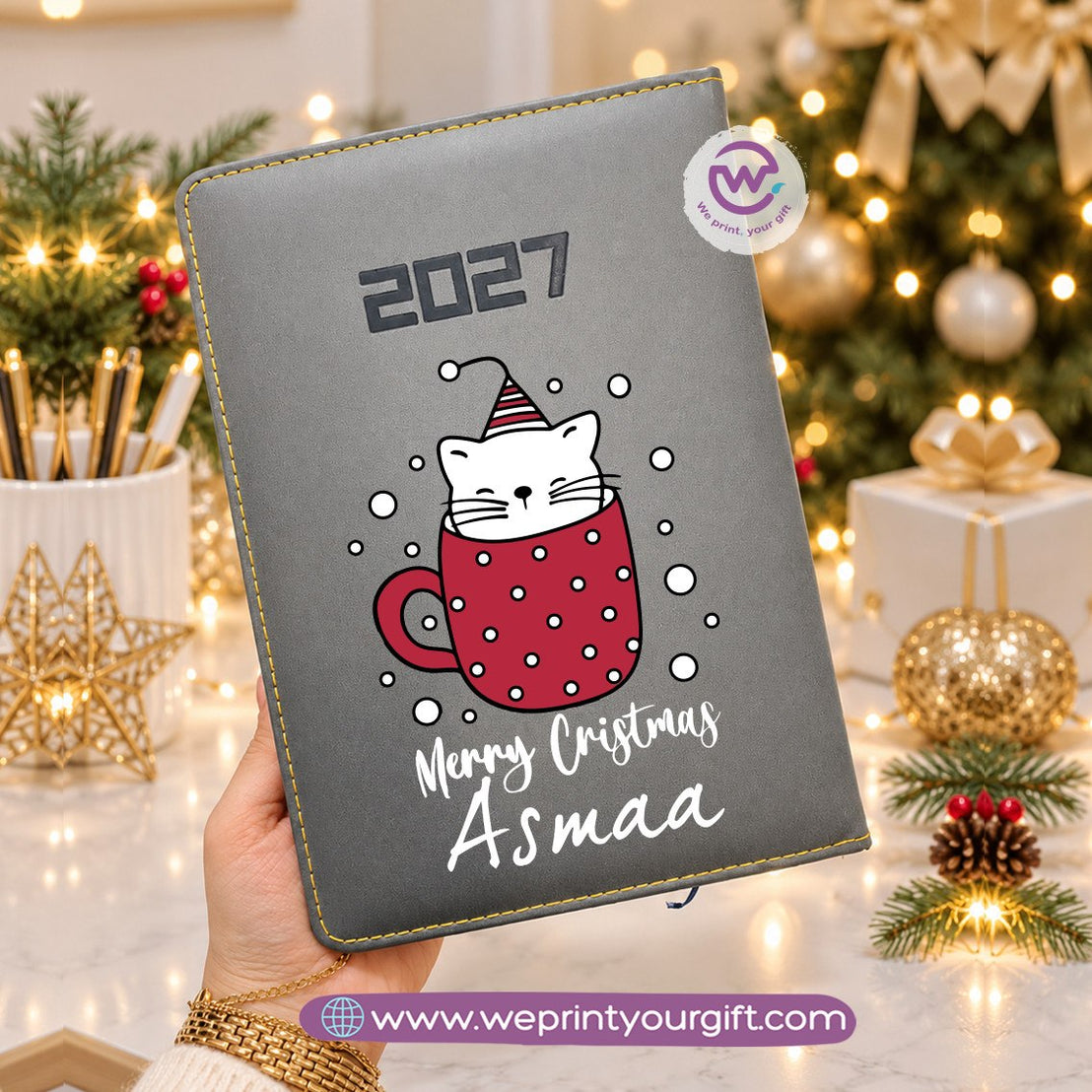 Christmas Magic 2027 Daily Agenda – Personalized Holiday Diary & Yearly Organizer