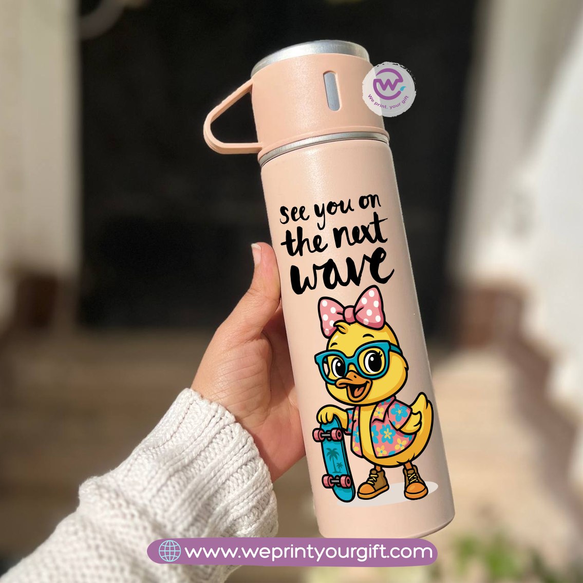 Summer & Beach Thermal Flask Set – 500ml