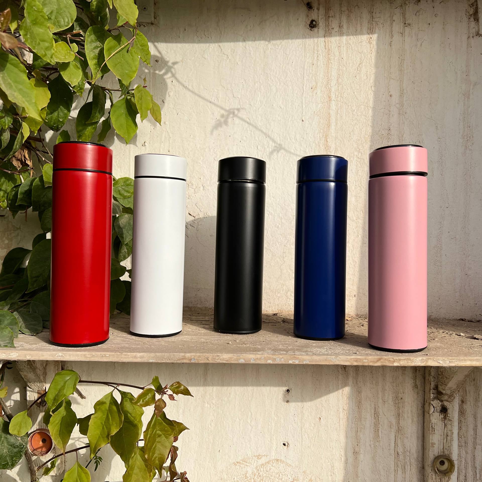 Personalized Digital Stainless Steel Thermos  – 500 ml -Customization Options