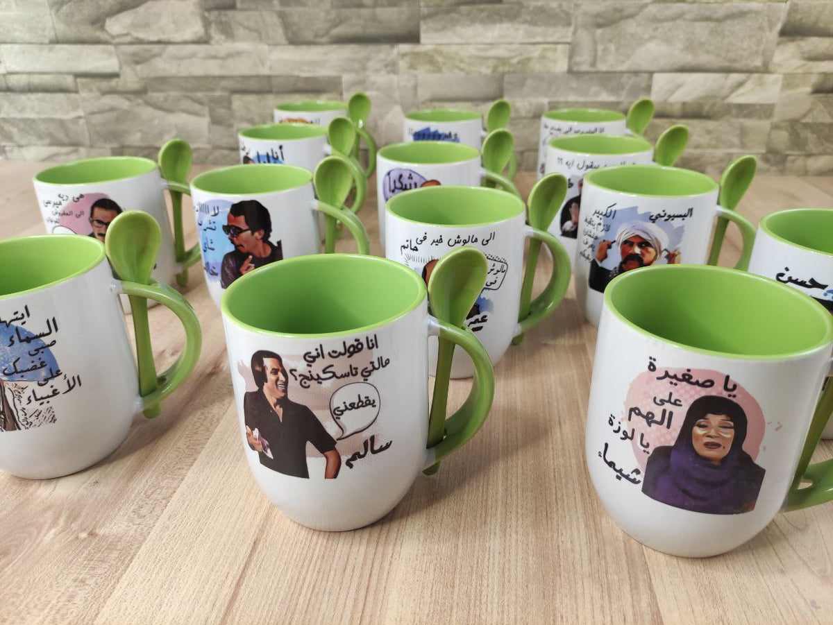 Premium Custom Mug with Spoon - Buy 2 Get 1 Free