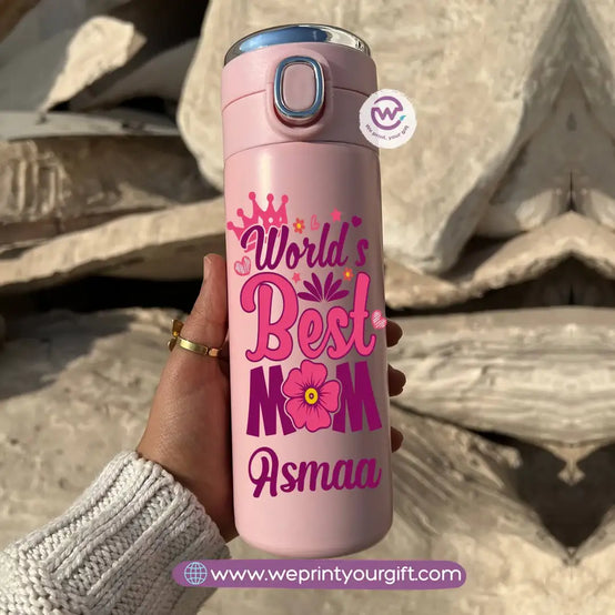 Stainless Steel Thermal Mug with Digital Temperature Display – 420ml Mother’s Day Designs - WE PRINT
