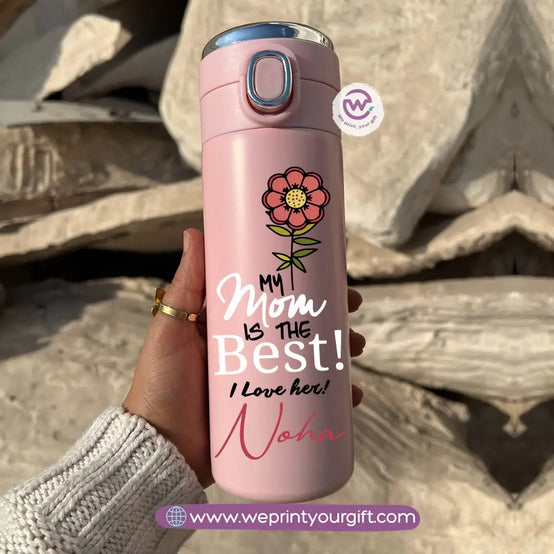Stainless Steel Thermal Mug with Digital Temperature Display – 420ml Mother’s Day Designs - WE PRINT