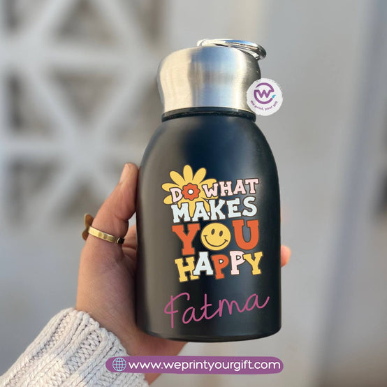 Mini Thermal Coffee Mug – 300ml | 304 Stainless Steel | Retro Motivational Designs