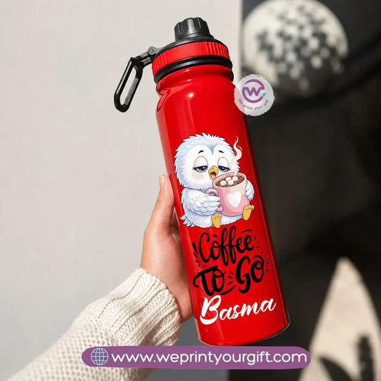 Sports Thermal Bottle with Cute Owl Designs – 800 ml & 1000 ml