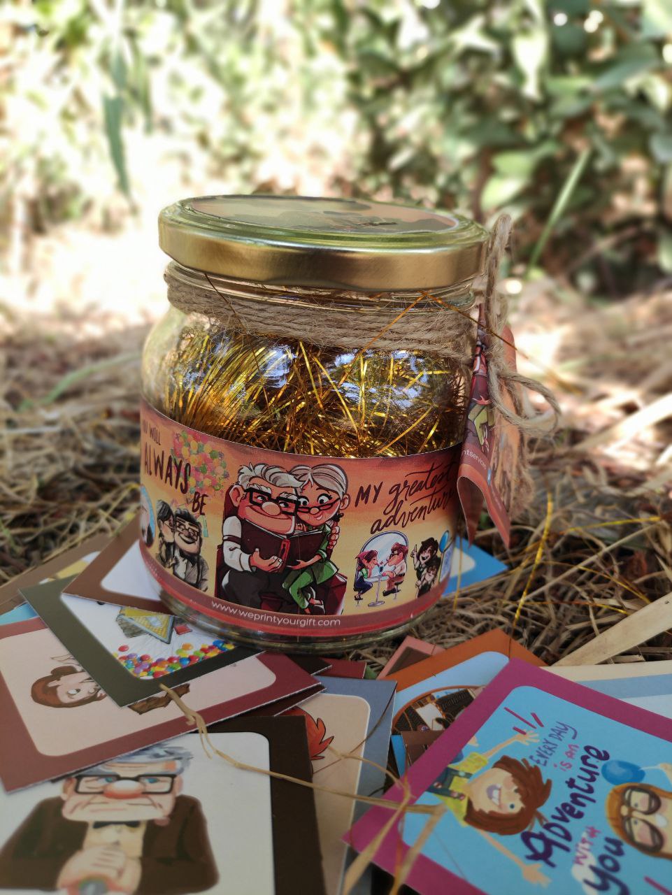 UP Cartoon  Jar