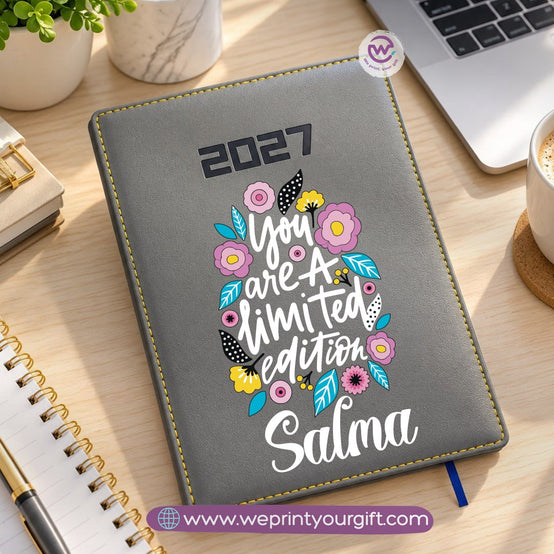 Motivational Quotes 2027 Daily Planner – Personalized Agenda & Diary with Inspirational Designs