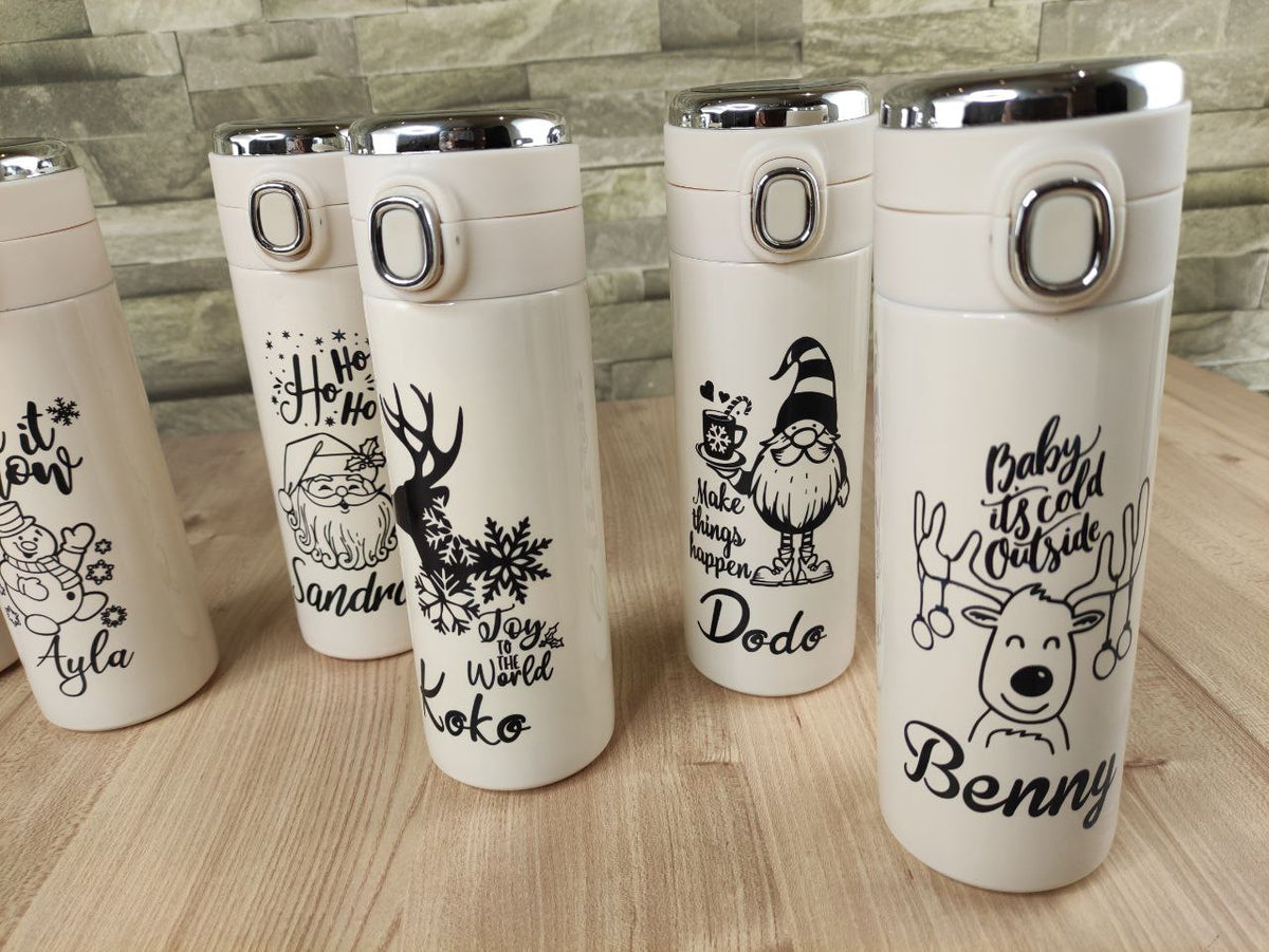 Smart Personalized Thermal Flask with Digital Temperature Display - Buy 2 Get 1 Free