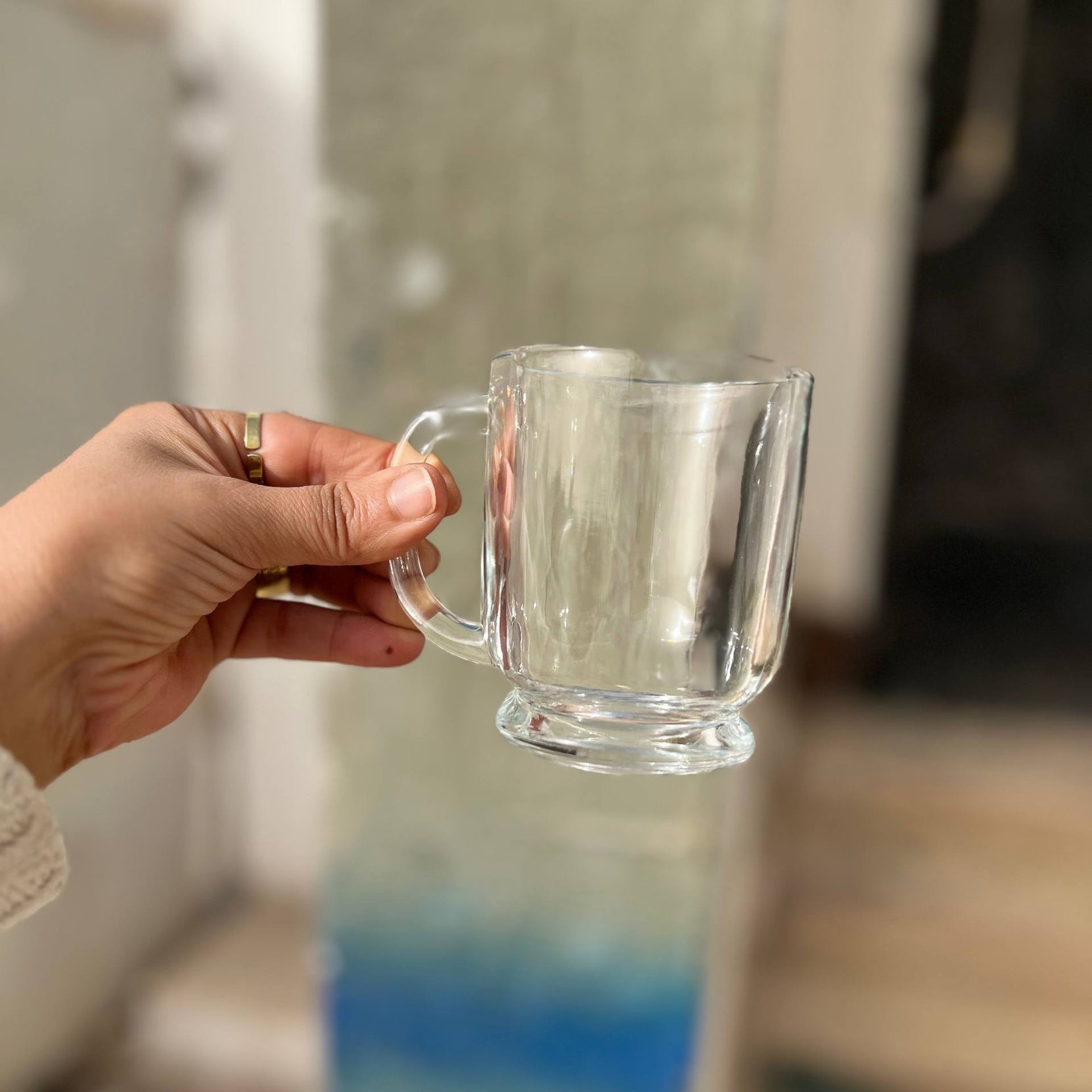 Clear Glass Espresso Coffee Cup – 250 ml | Customization Options