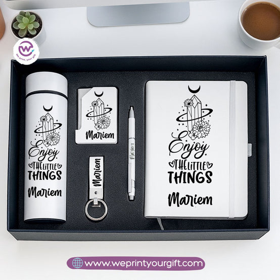 Elegant Personalized Motivation Gift Box with Custom Name – 5-Piece Inspiring Set