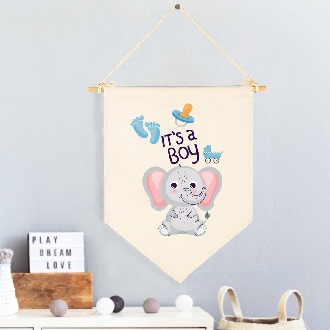 custom wall hanging- Baby shower decoration