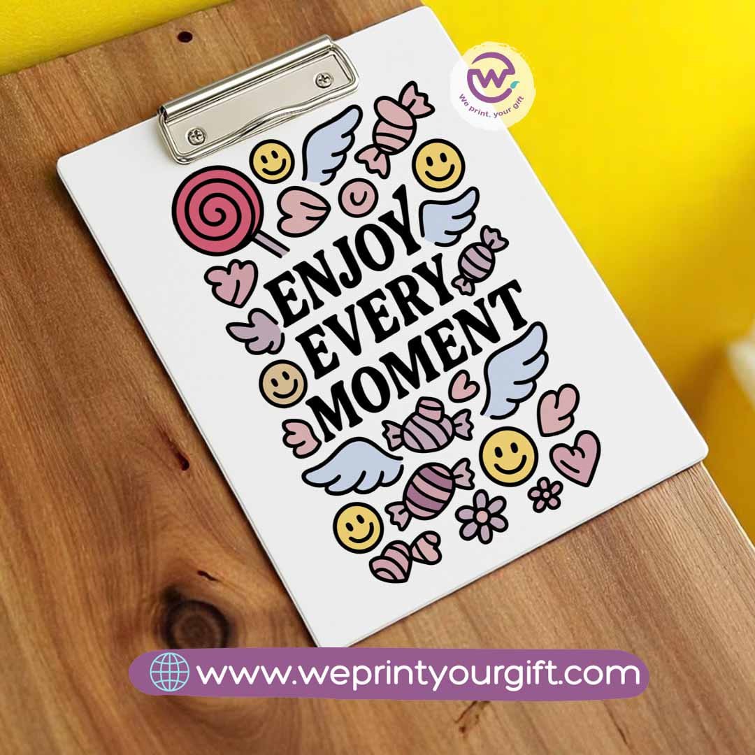 Clip board- Floral- Motivation