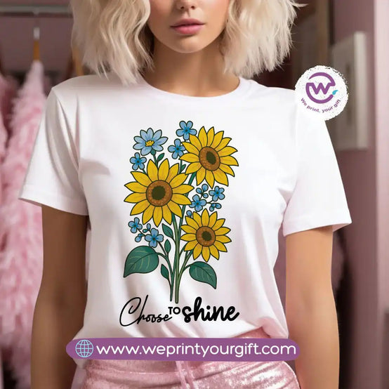 Customized T-shirt - Sunflower