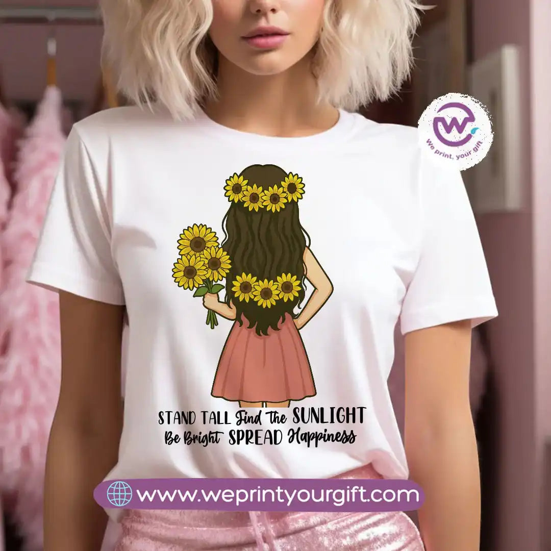 Customized T-shirt - Sunflower