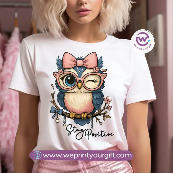 Customized T-shirt- Owl