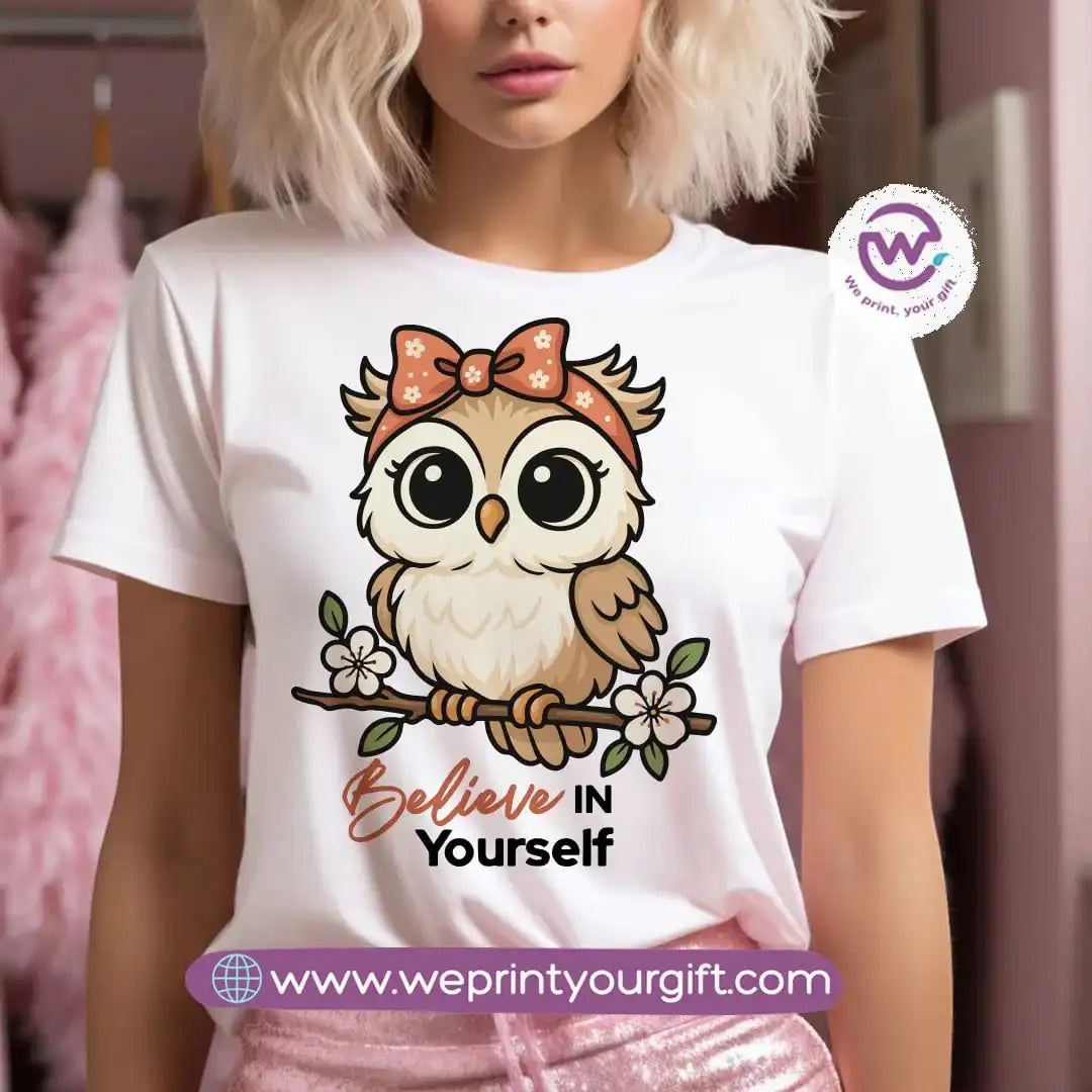 Customized T-shirt- Owl