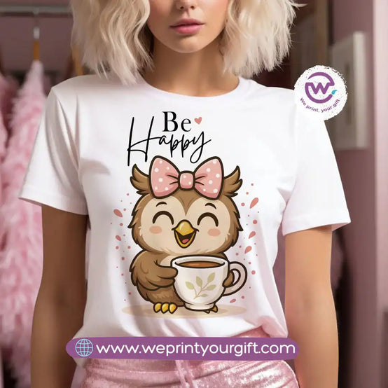 Customized T-shirt- Owl