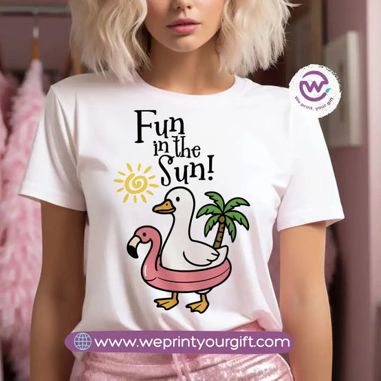 Customized T-shirt- Duck& sea