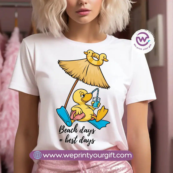 Customized T-shirt- Duck& sea