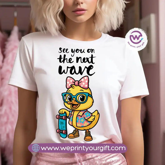 Customized T-shirt- Duck& sea