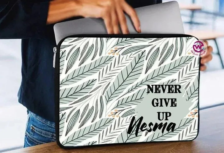 Laptop Sleeve-Canvas-Motivation - Names