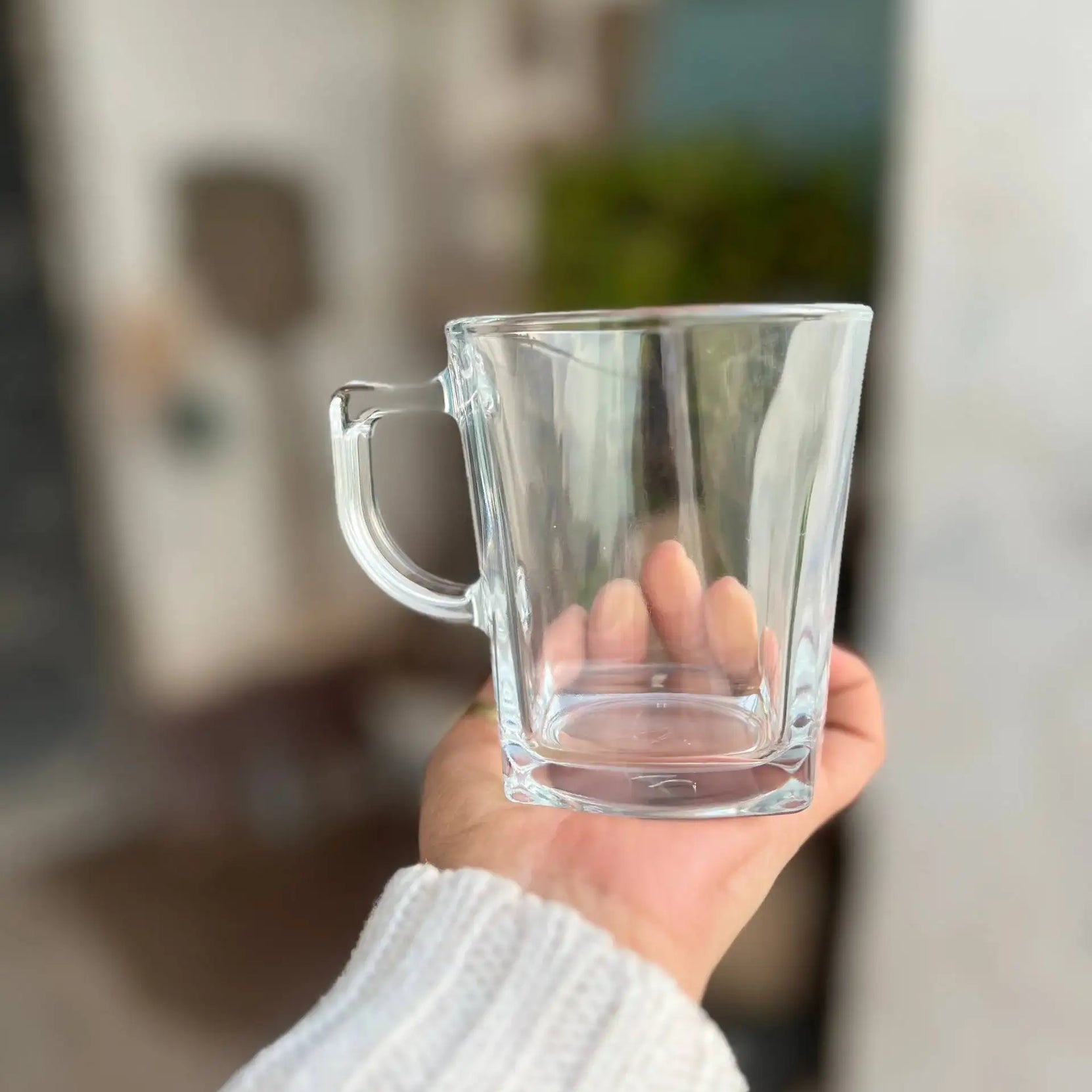 Glass Tea Cup – 300 ml | Customization Options - WE PRINT